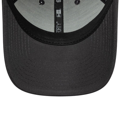 This is a New Era Grey 9FORTY Trucker Adjustable Cap 7