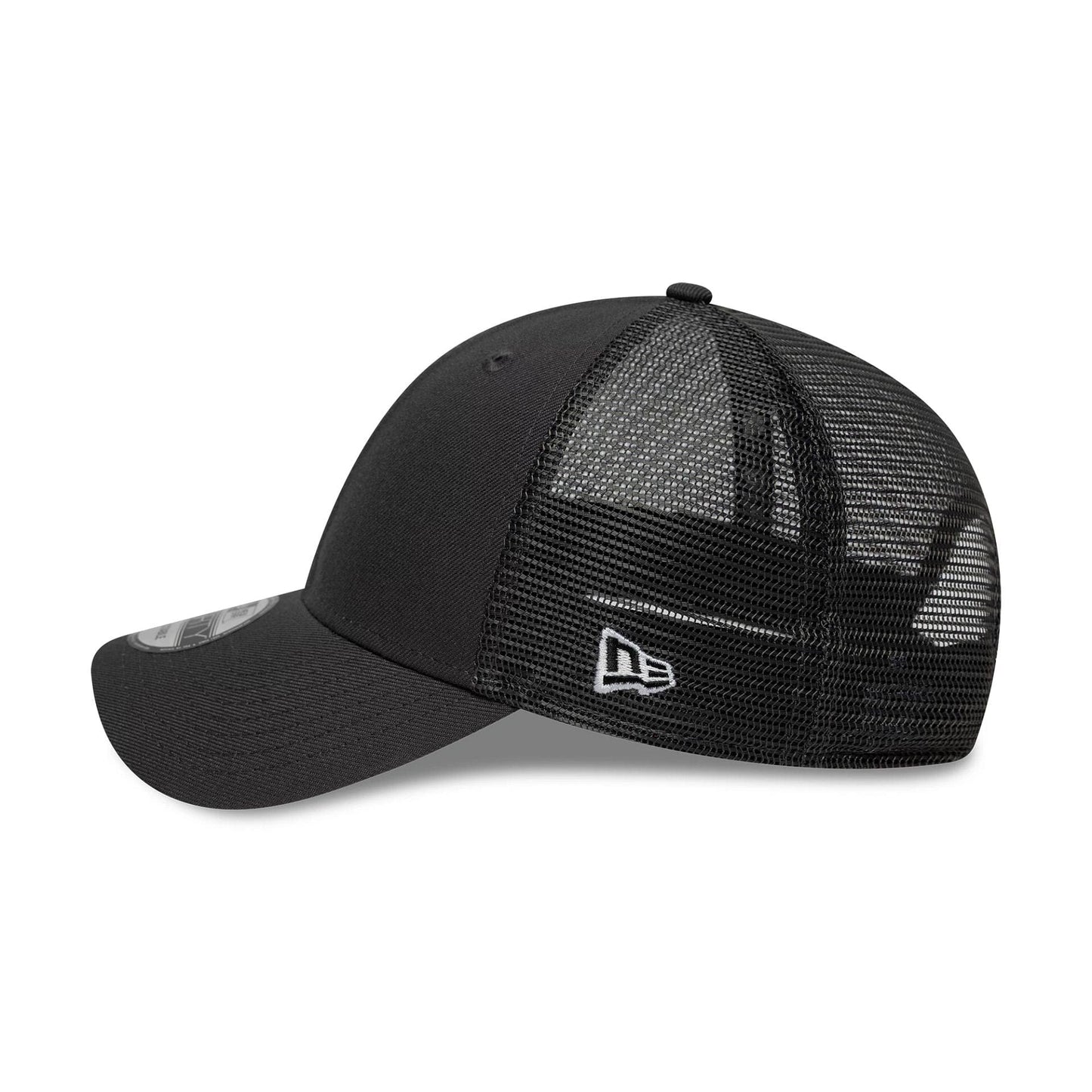 This is a New Era Grey 9FORTY Trucker Adjustable Cap 4
