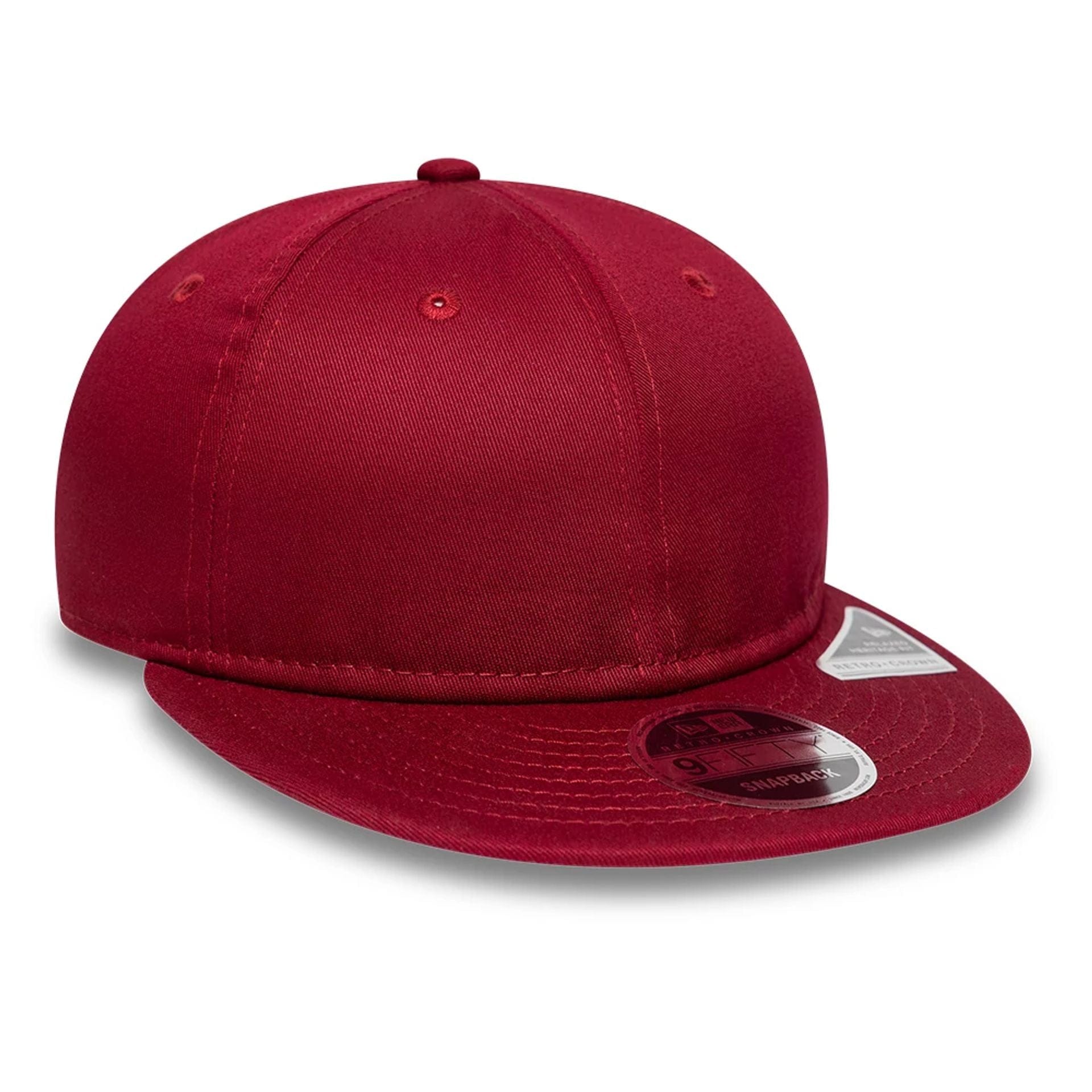 This is a New Era Red Retro Crown 9FIFTY Snapback Adjustable Cap 3