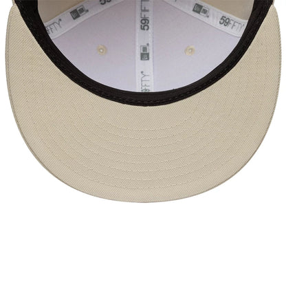 This is a New Era Beige 59FIFTY Fitted Cap 6