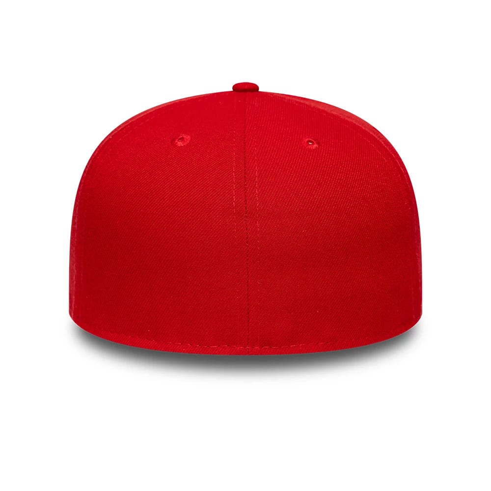 This is a New Era Red 59FIFTY Fitted Cap 7