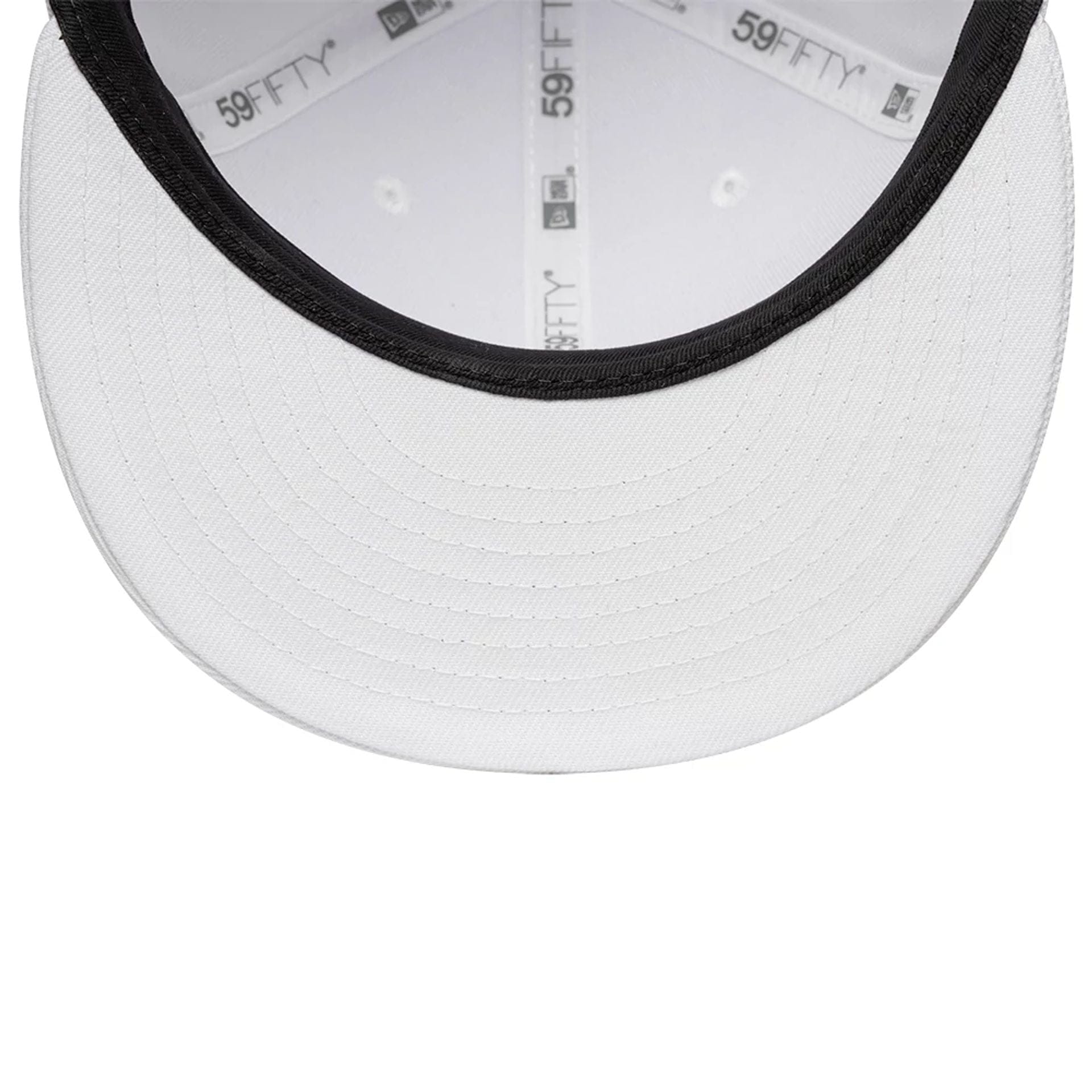 This is a New Era White 59FIFTY Fitted Cap 7