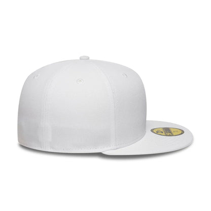This is a New Era White 59FIFTY Fitted Cap 5