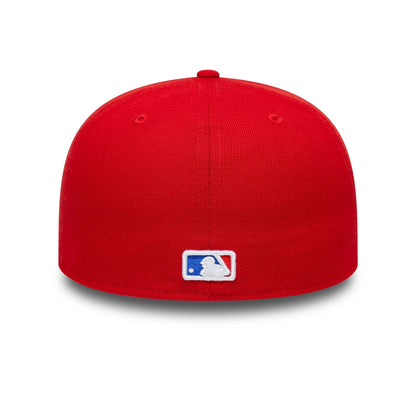 This is a New York Yankees MLB Red 59FIFTY A-Frame Fitted Cap 7
