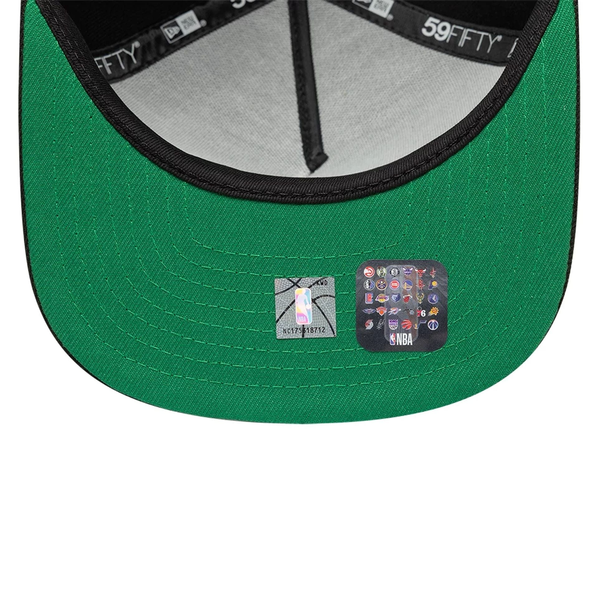 This is a LA Lakers Flat Black 59FIFTY A-Frame Fitted Cap 2