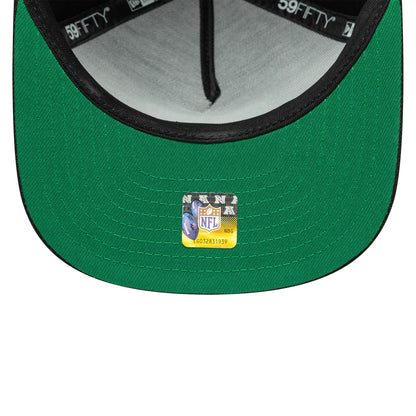 This is a Las Vegas Raiders Flat Black 59FIFTY A-Frame Fitted Cap 2