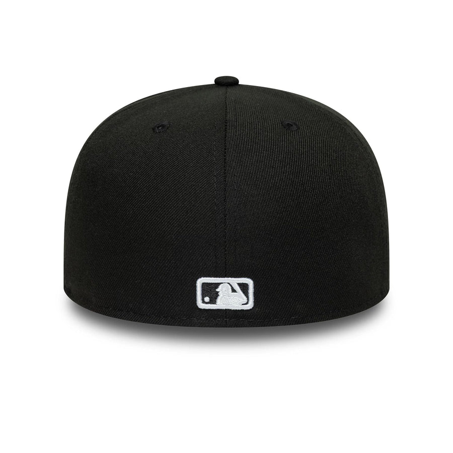 This is a New York Yankees Flat Black 59FIFTY A-Frame Fitted Cap 7