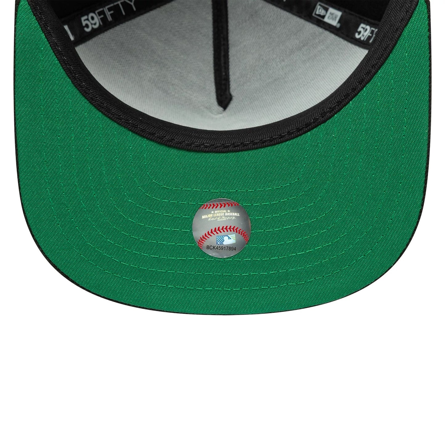 This is a New York Yankees Flat Black 59FIFTY A-Frame Fitted Cap 2