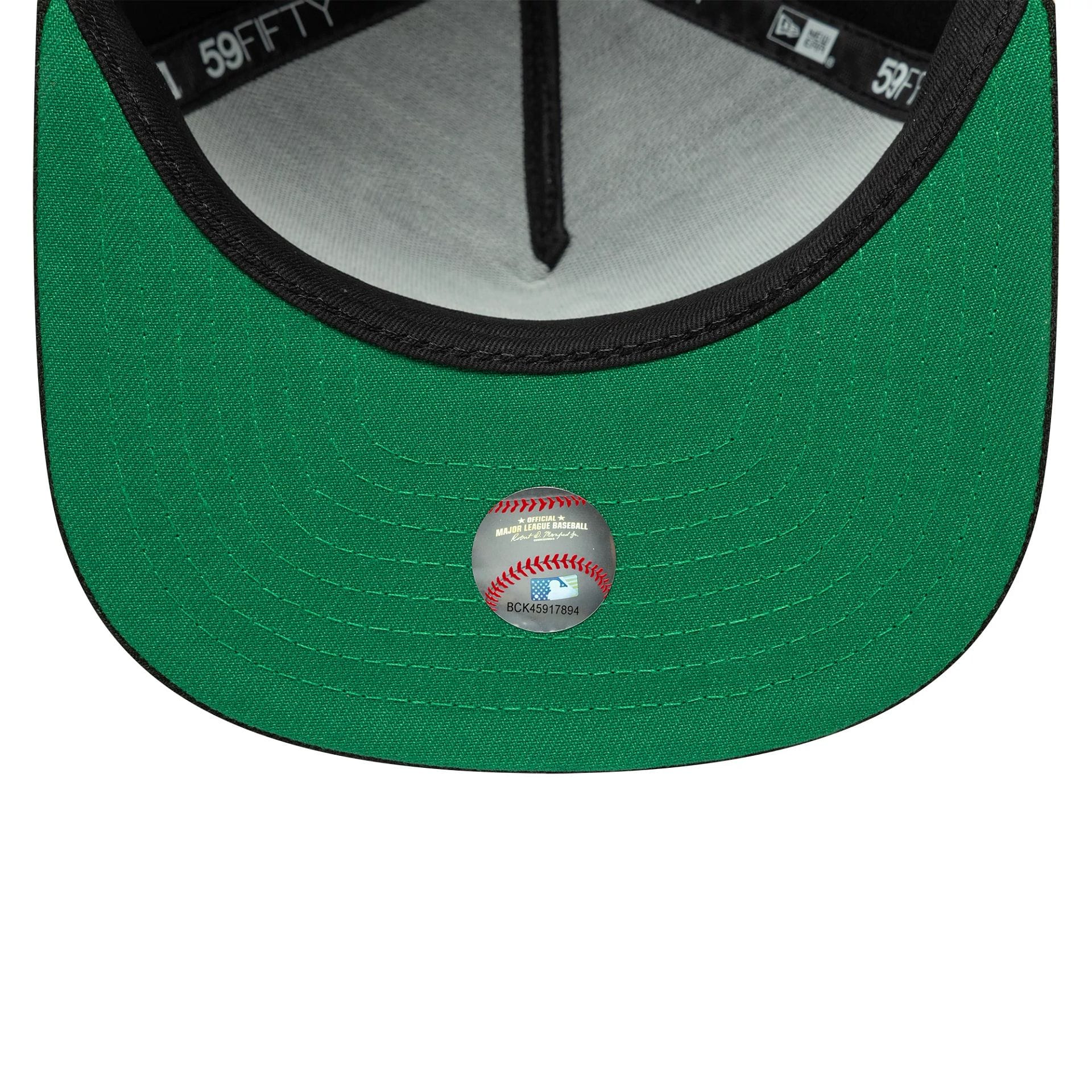 This is a New York Yankees Flat Black 59FIFTY A-Frame Fitted Cap 2