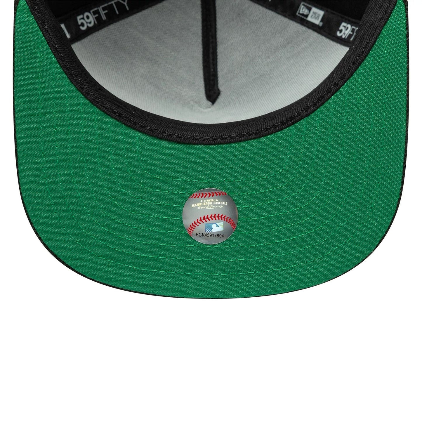 This is a New York Yankees Flat Black 59FIFTY A-Frame Fitted Cap 2