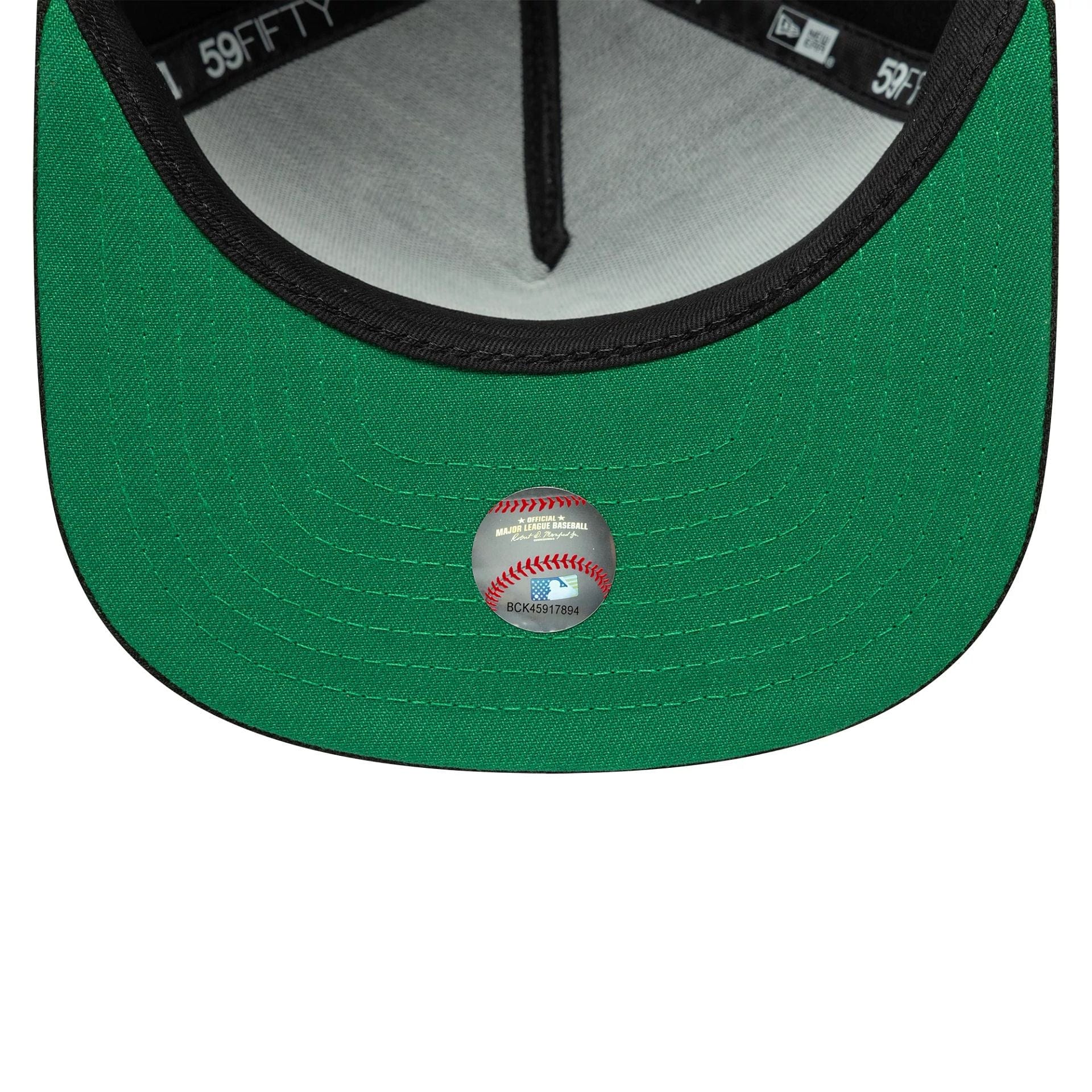 This is a New York Yankees Flat Black 59FIFTY A-Frame Fitted Cap 2