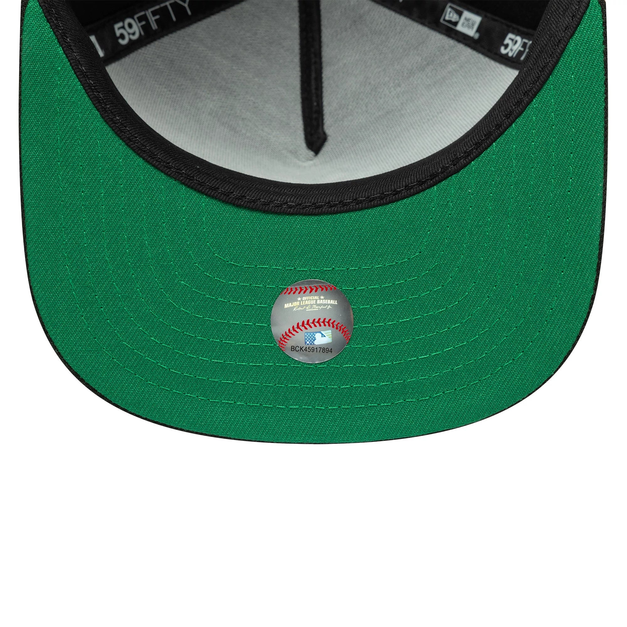 This is a New York Yankees Flat Black 59FIFTY A-Frame Fitted Cap 2
