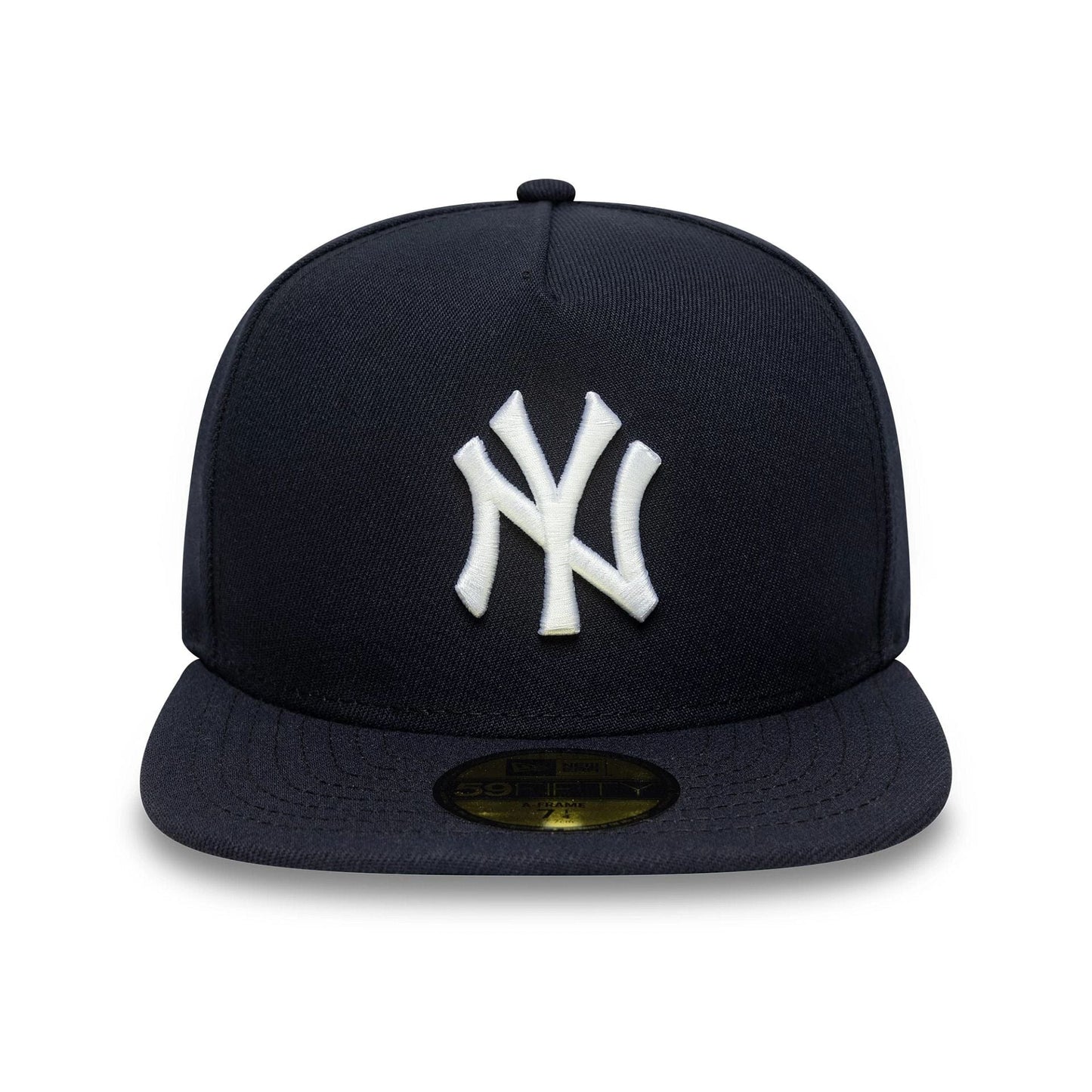 This is a New York Yankees Flat Navy 59FIFTY A-Frame Fitted Cap 3