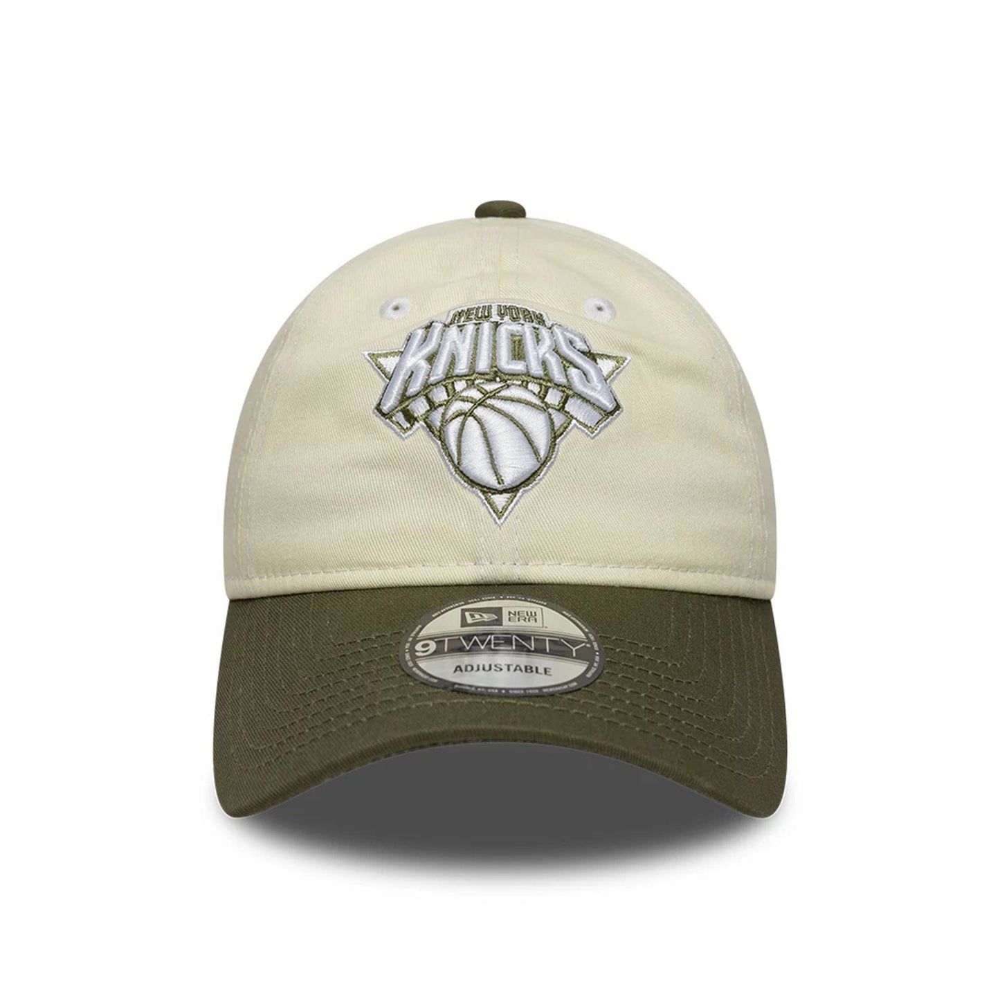 This is a New York Knicks NBA Cream 9TWENTY Adjustable Cap 2