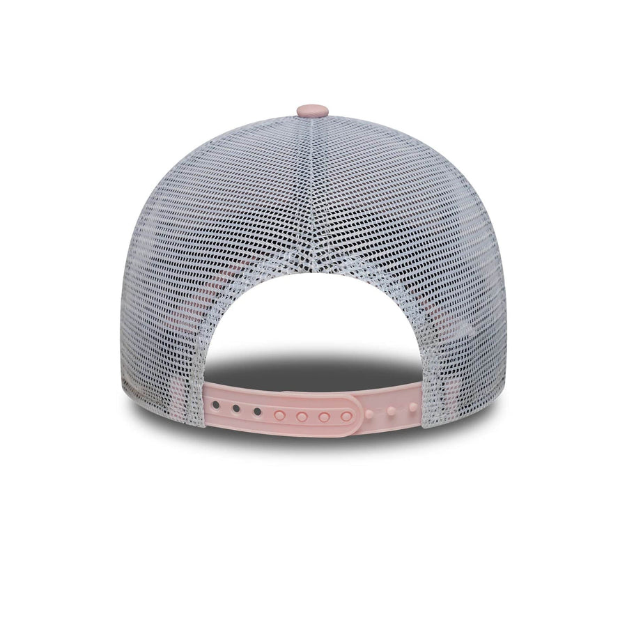 This is a New Era Pink 9FORTY Trucker Adjustable Cap 6