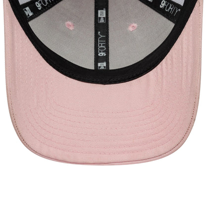 This is a New Era Pink 9FORTY Trucker Adjustable Cap 7