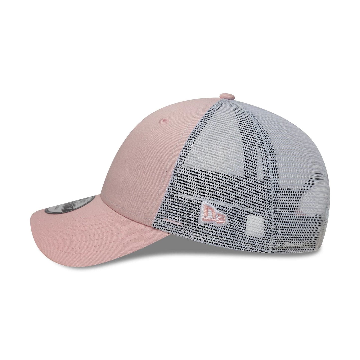 This is a New Era Pink 9FORTY Trucker Adjustable Cap 4