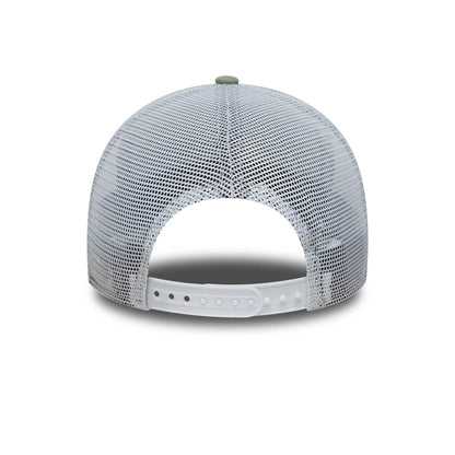 This is a New Era Green 9FORTY Trucker Adjustable Cap 6