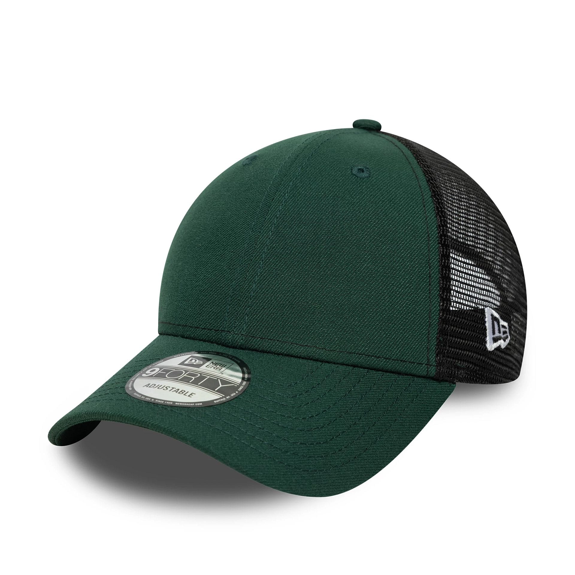 New Era Dark Green 9FORTY Trucker Cap | NEC UK