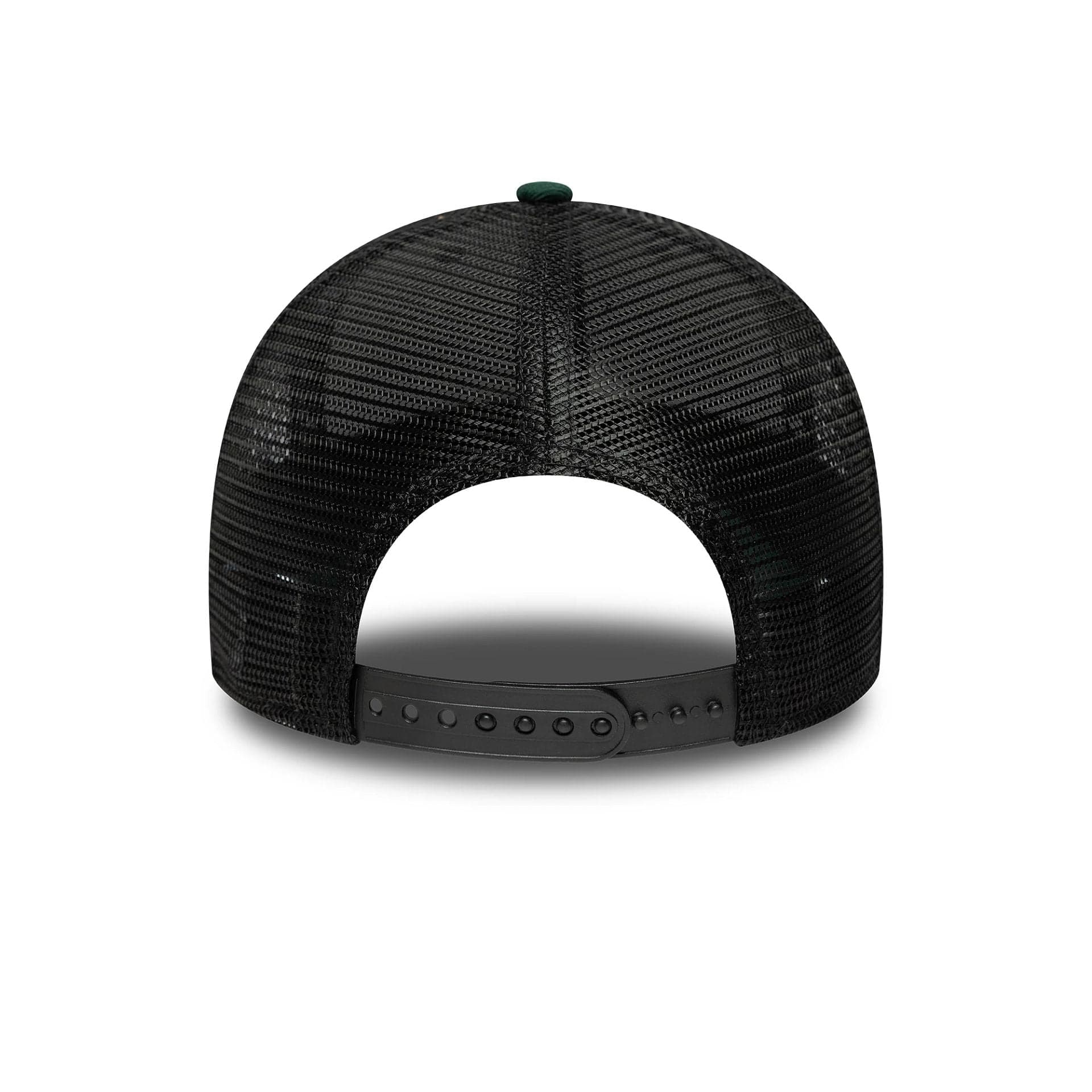 This is a New Era Dark Green 9FORTY Trucker Adjustable Cap 6