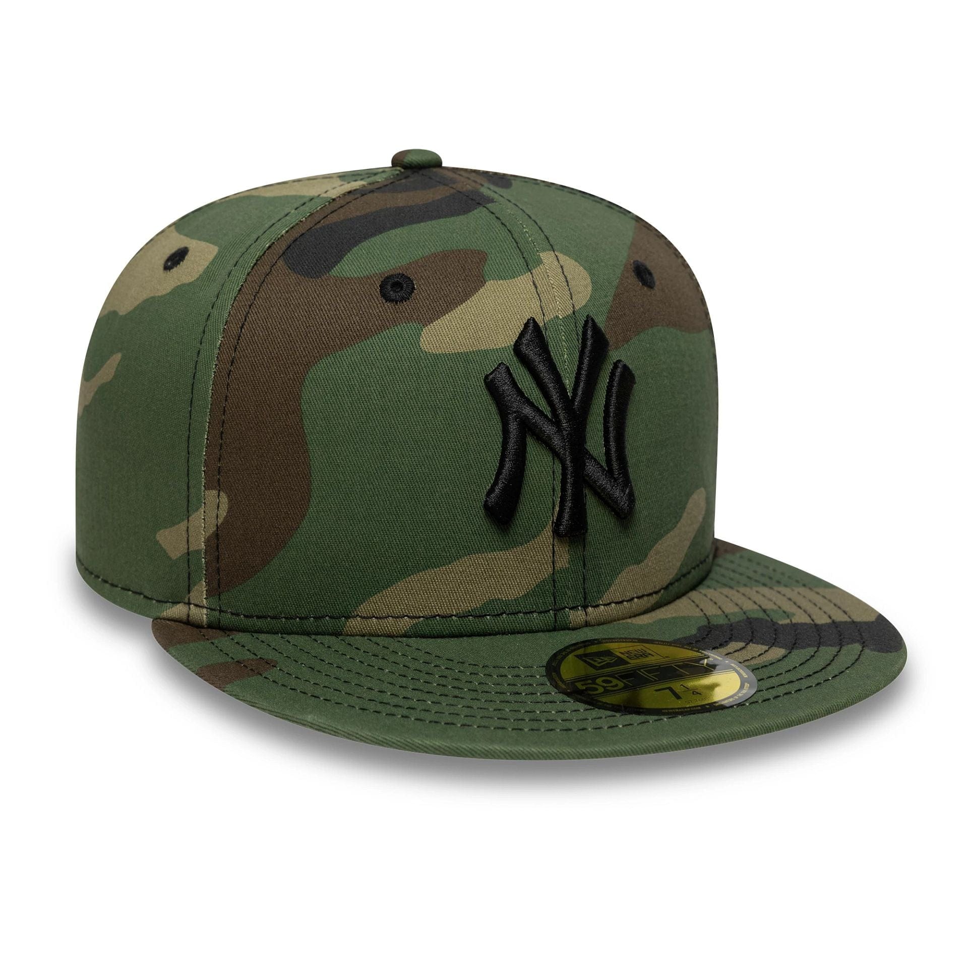 This is a New York Yankees MLB Green Camo 59FIFTY Fitted Cap 3