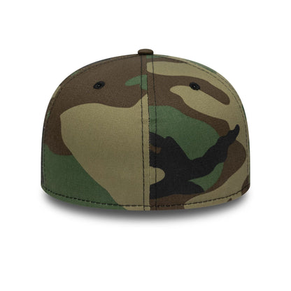 This is a New York Yankees MLB Green Camo 59FIFTY Fitted Cap 6