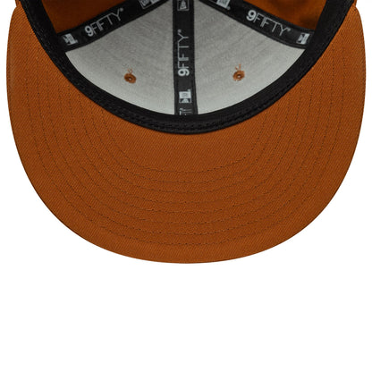 This is a New Era Brown 9FIFTY Snapback Adjustable Cap 7