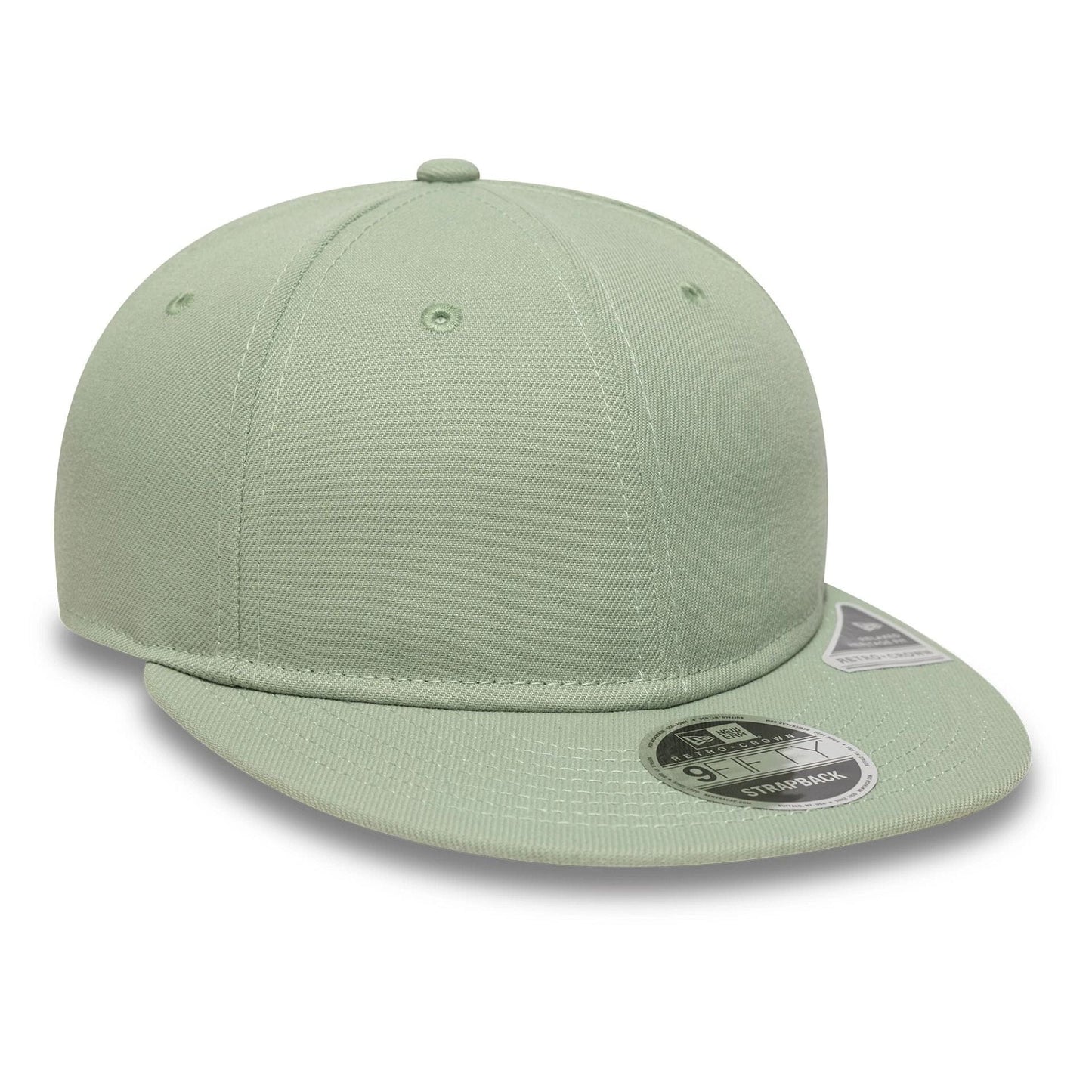 This is a New Era Green Retro Crown 9FIFTY Snapback Adjustable Cap 3