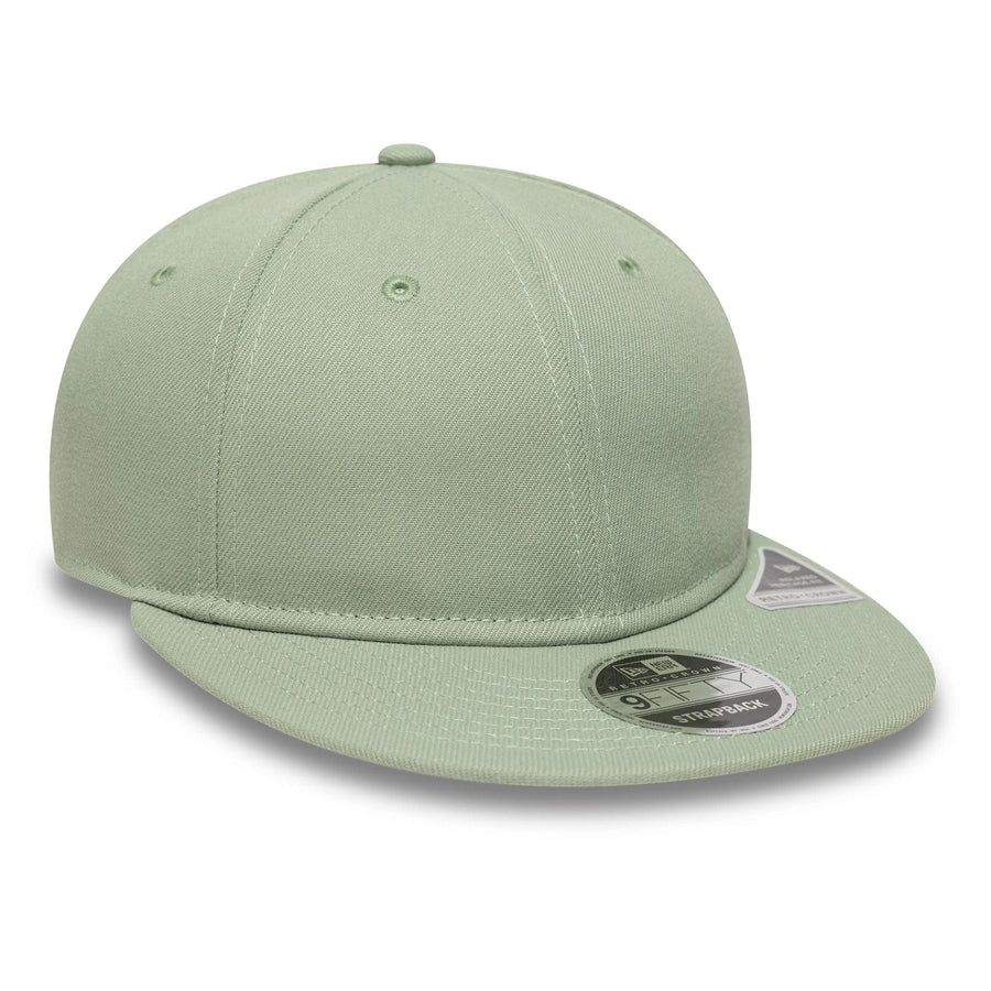 This is a New Era Green Retro Crown 9FIFTY Snapback Adjustable Cap 3