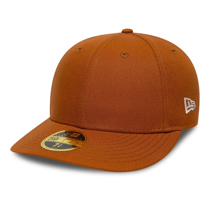 This is a New Era Brown Low Profile 59FIFTY Fitted Cap 1
