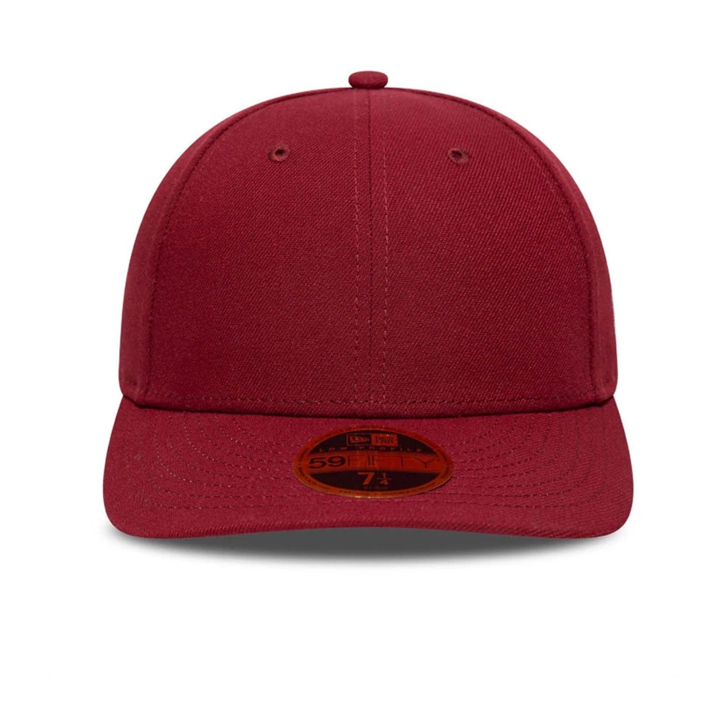 This is a New Era Dark Red Low Profile 59FIFTY Fitted Cap 2