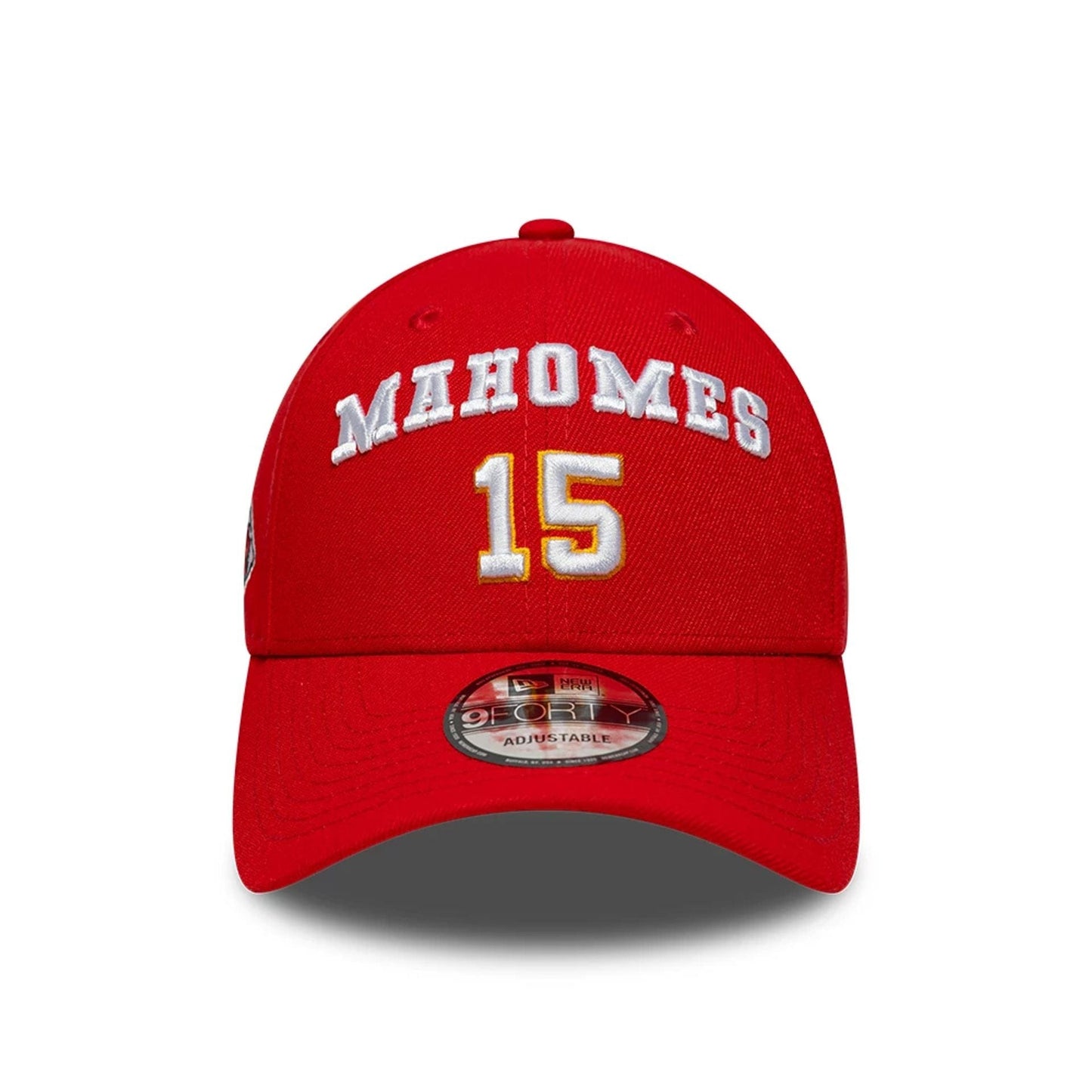 This is a Kansas City Chiefs NFL Patrick Mahomes Red 9FORTY Adjustable Cap 2