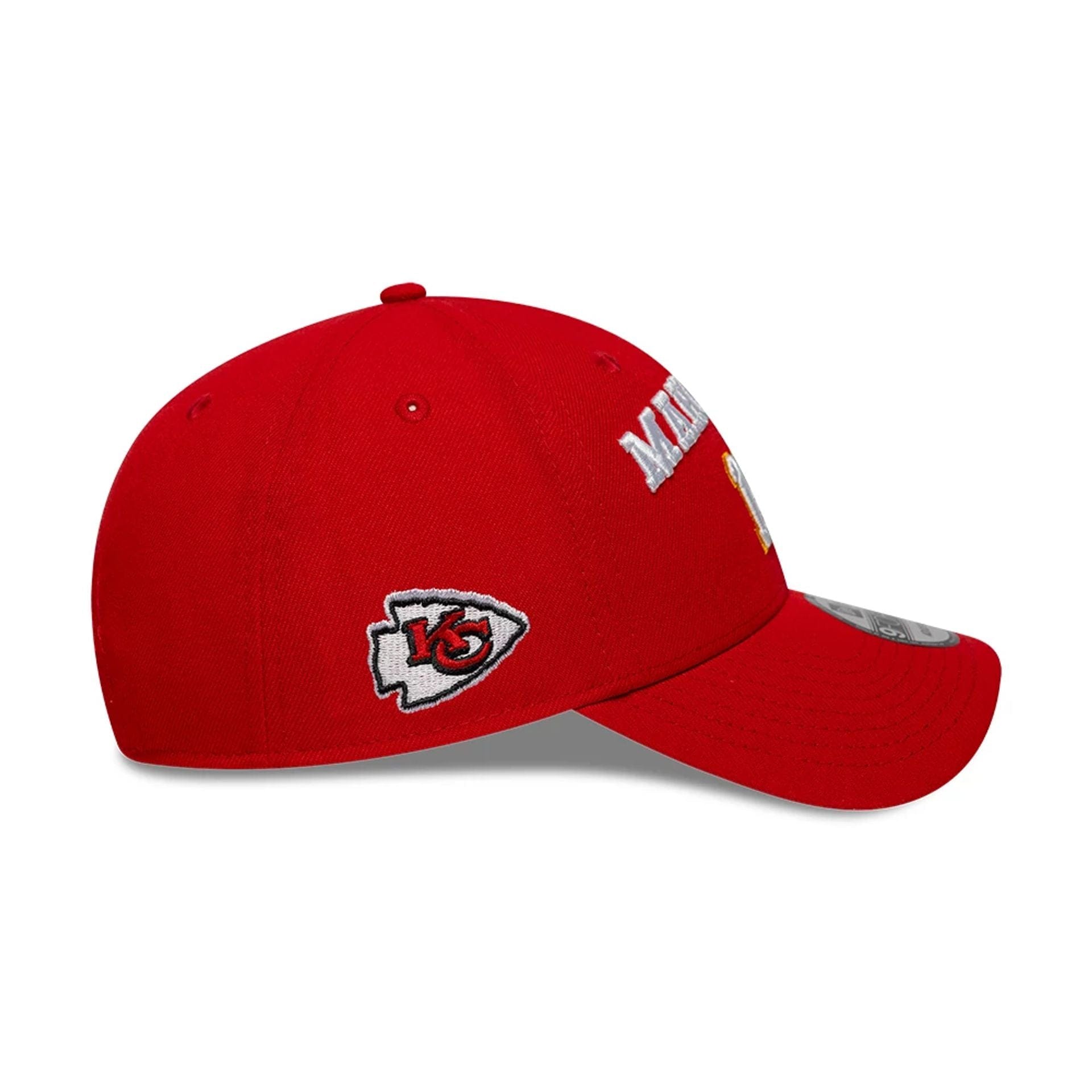This is a Kansas City Chiefs NFL Patrick Mahomes Red 9FORTY Adjustable Cap 4