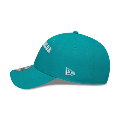This is a Miami Dolphins NFL Tua Tagovailoa Turquoise 9FORTY Adjustable Cap 5