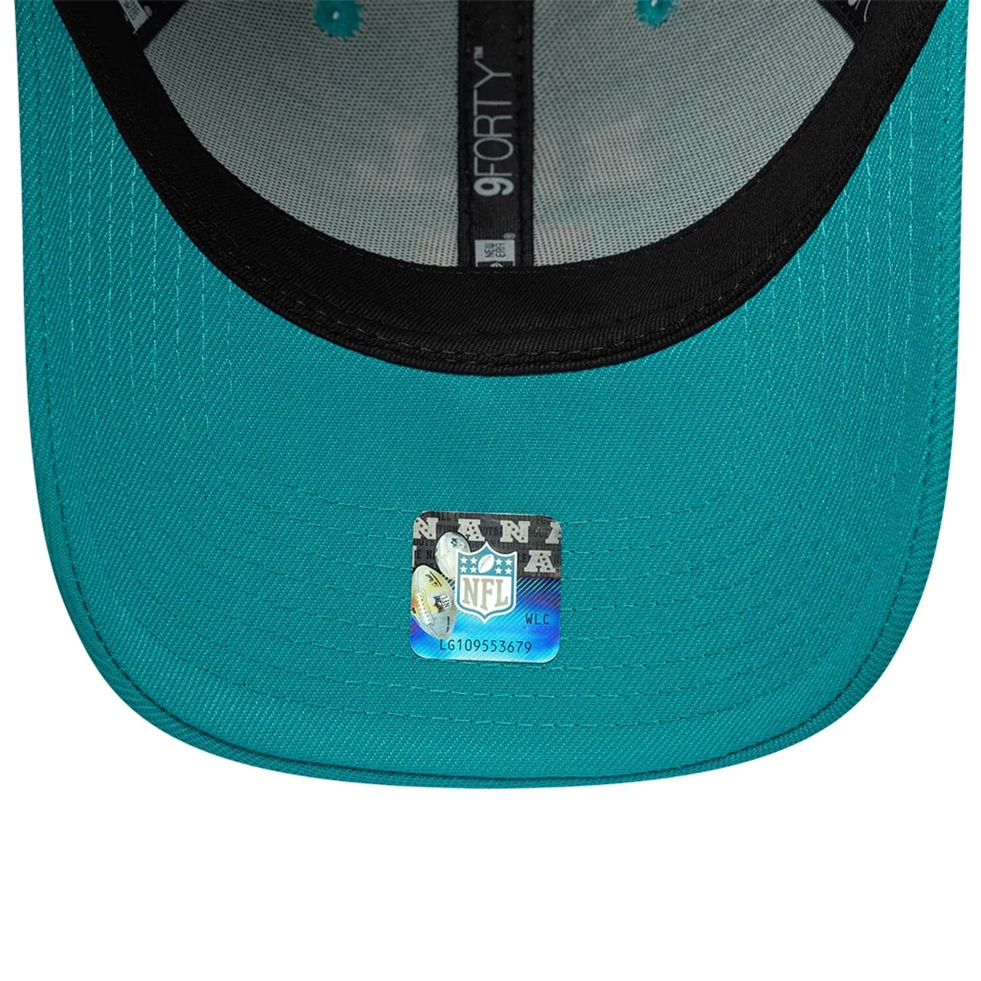 This is a Miami Dolphins NFL Tyreek Hill Turquoise 9FORTY Adjustable Cap 7