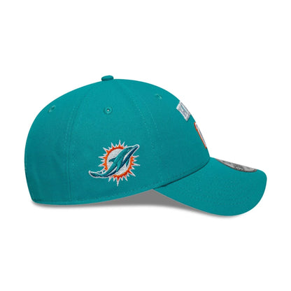 This is a Miami Dolphins NFL Tyreek Hill Turquoise 9FORTY Adjustable Cap 4