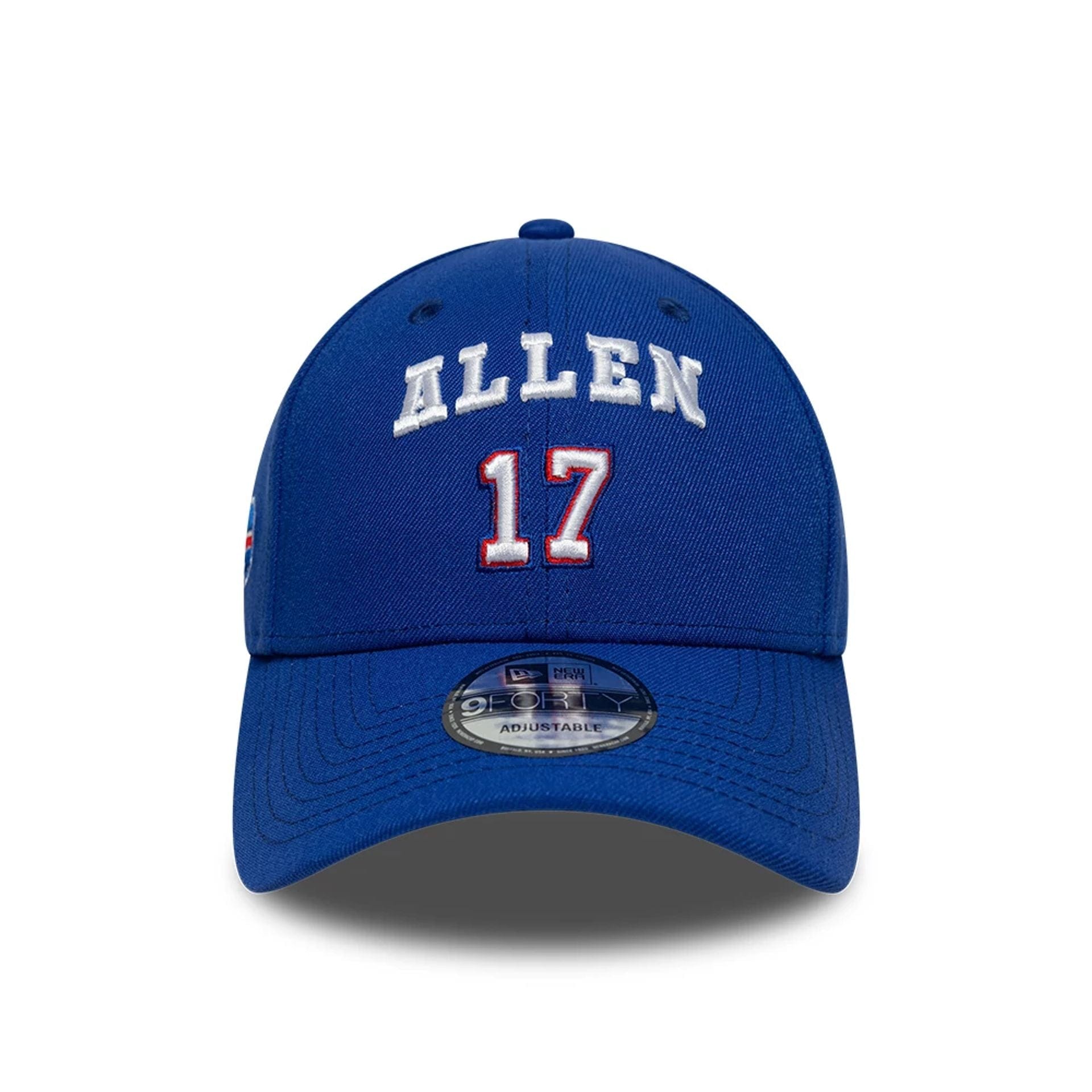 This is a Buffalo Bills NFL Josh Allen Blue 9FORTY Adjustable Cap 2