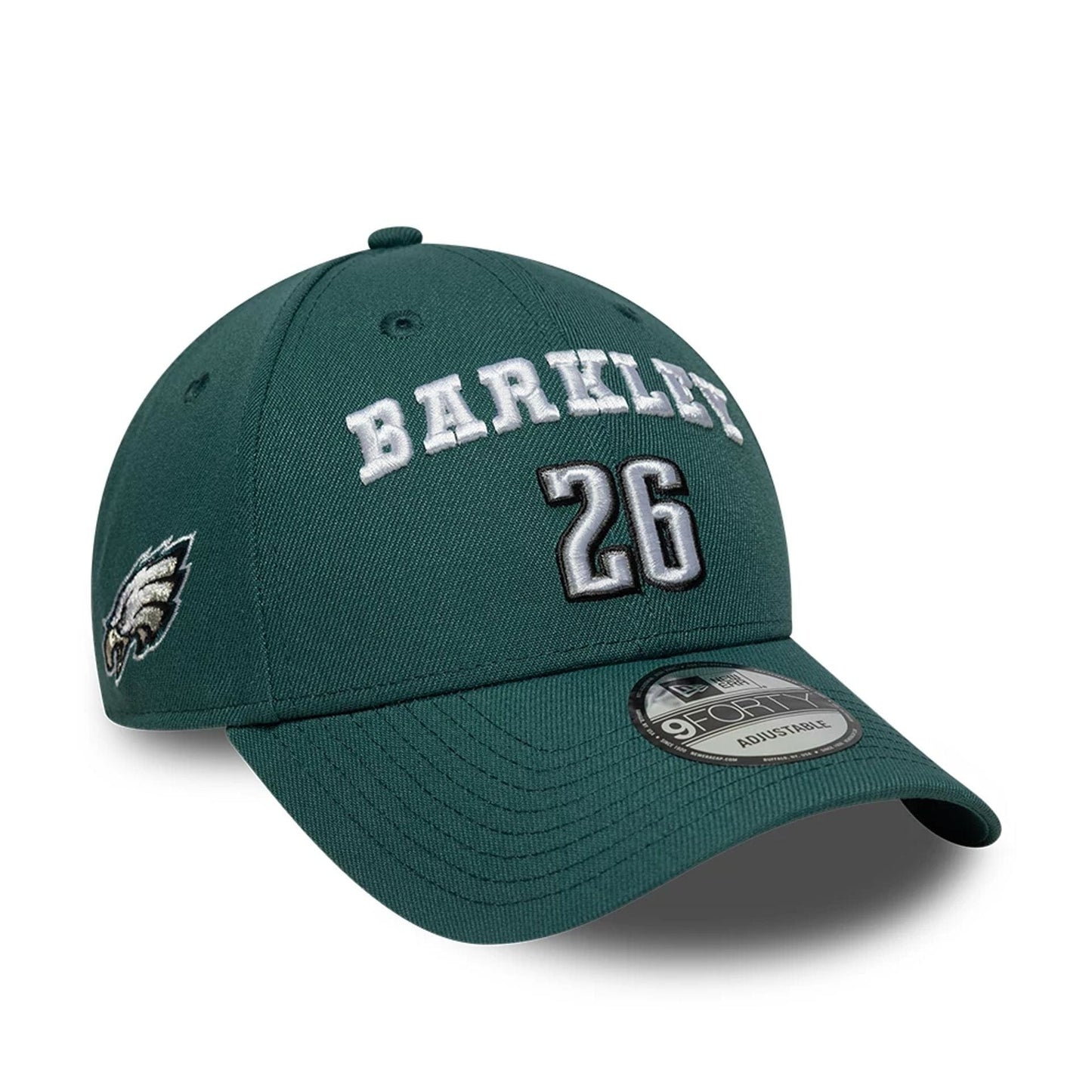 This is a Philadelphia Eagles NFL Saquan Barkley Green 9FORTY Adjustable Cap 1