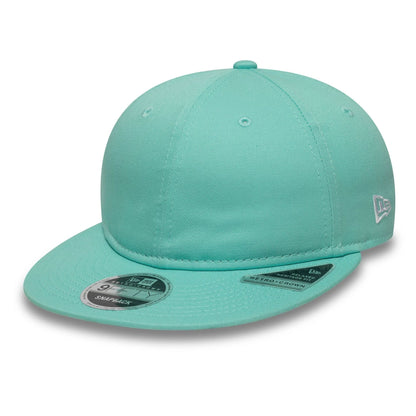 This is a New Era Turquoise Retro Crown 9FIFTY Snapback Adjustable Cap 1