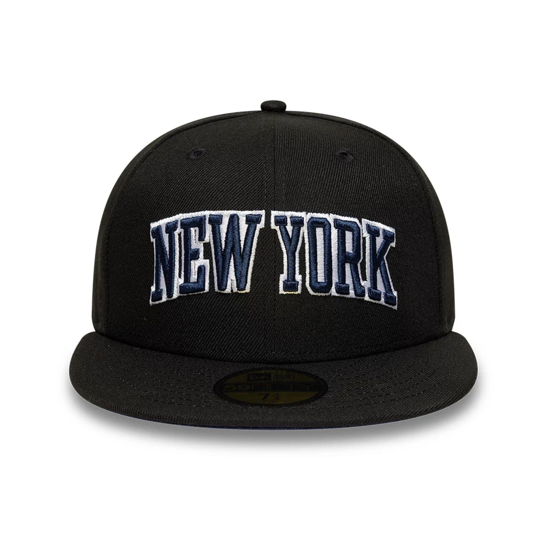 This is a New Era New York Black 59FIFTY Fitted Cap 3