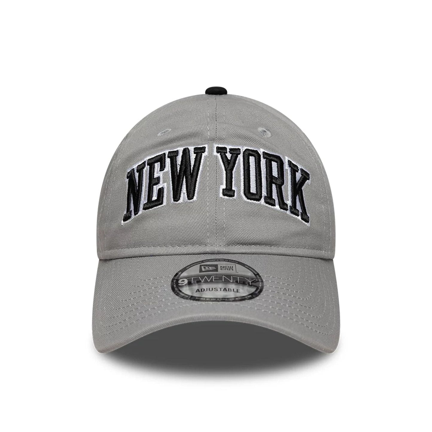 This is a New Era New York Grey 9TWENTY Adjustable Cap 3