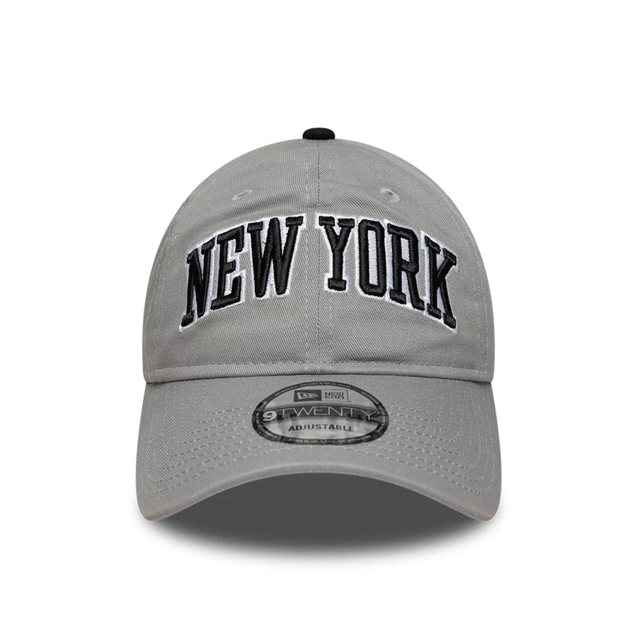 This is a New Era New York Grey 9TWENTY Adjustable Cap 3
