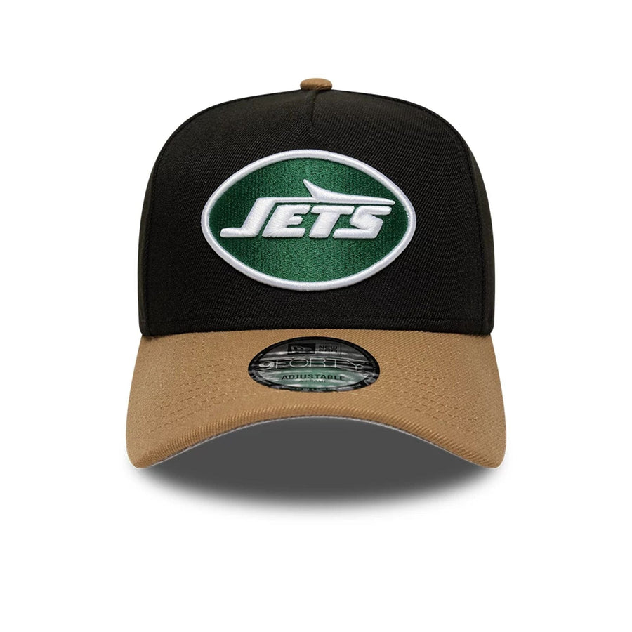 This is a New York Jets NFL Black 9FORTY A-Frame Adjustable Cap 3