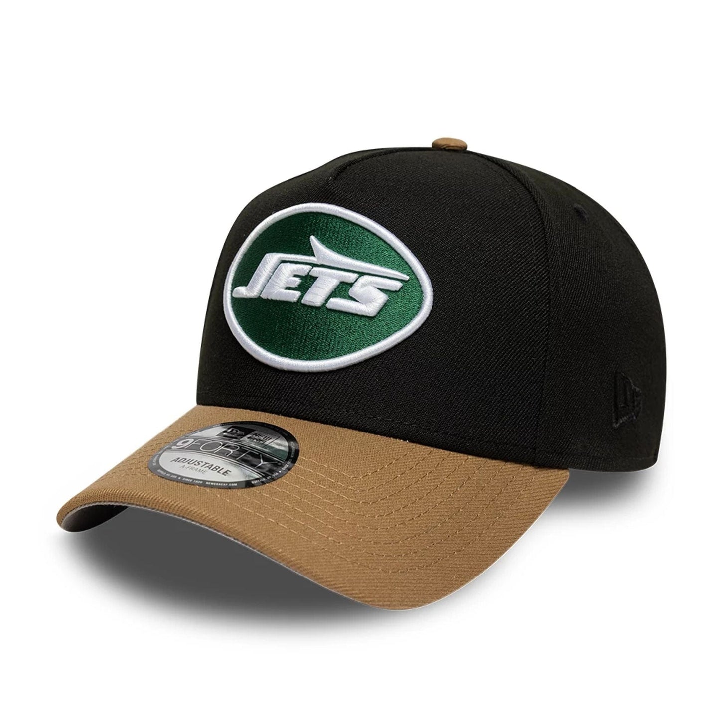 This is a New York Jets NFL Black 9FORTY A-Frame Adjustable Cap 4
