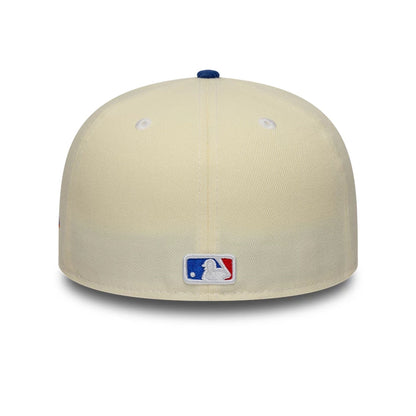 This is a New York Mets MLB Cream 59FIFTY Fitted Cap 7