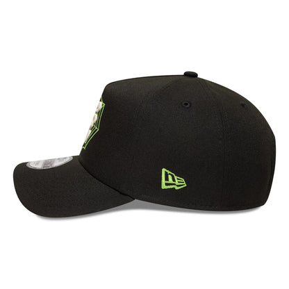 This is a New Era Spider Black 9FORTY A-Frame Adjustable Cap 5