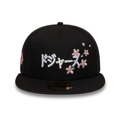 Pictured is this MLB Kanji LA Dodgers 59FIFTY Fitted cap in black. 3