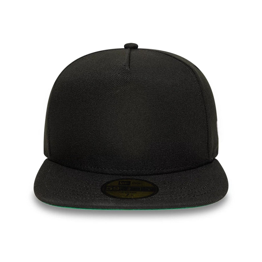 This is a  New Era Black 59FIFTY Fitted A-Frame Cap 3