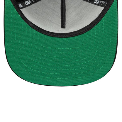 This is a  New Era Black 59FIFTY Fitted A-Frame Cap 2