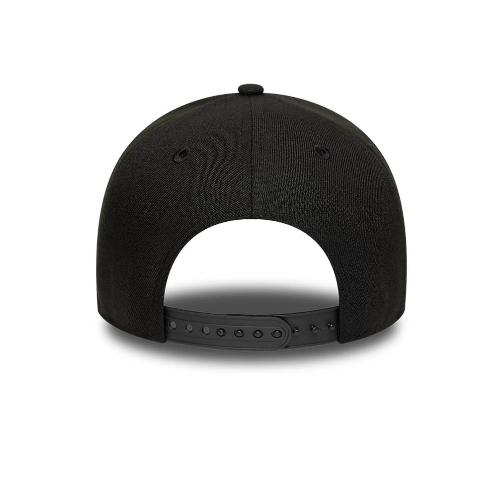 This is a  New Era Black 9FORTY A-Frame Adjustable Cap 7